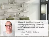 ”Hissen är inte längre endast en tillgänglighetslö...