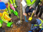 Trädplantering markerar byggstart