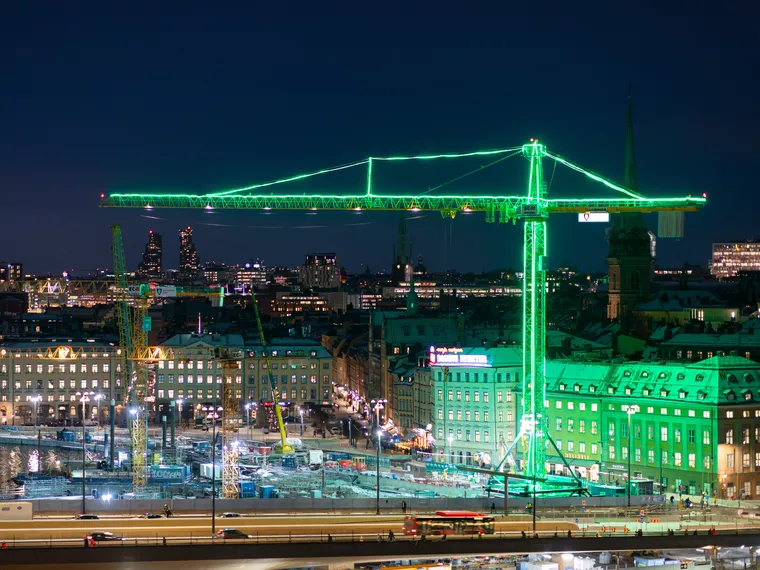 Lightab lyser upp “Julkranen” för tredje året