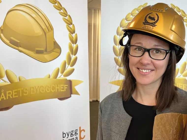 Angelica Starke är Årets Byggchef