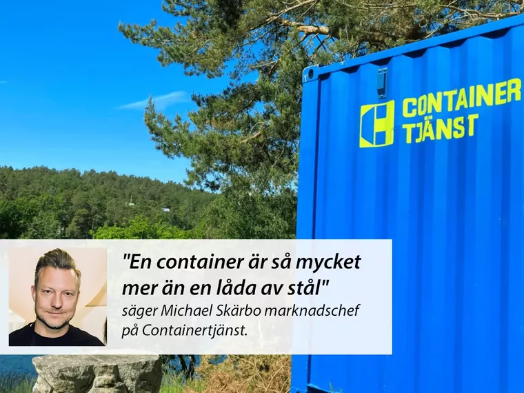 ”En container är så mycket mer än en låda av stål”