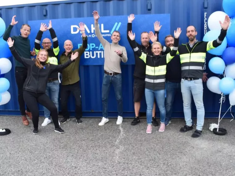 Enklare logistik med lokal byggcontainer